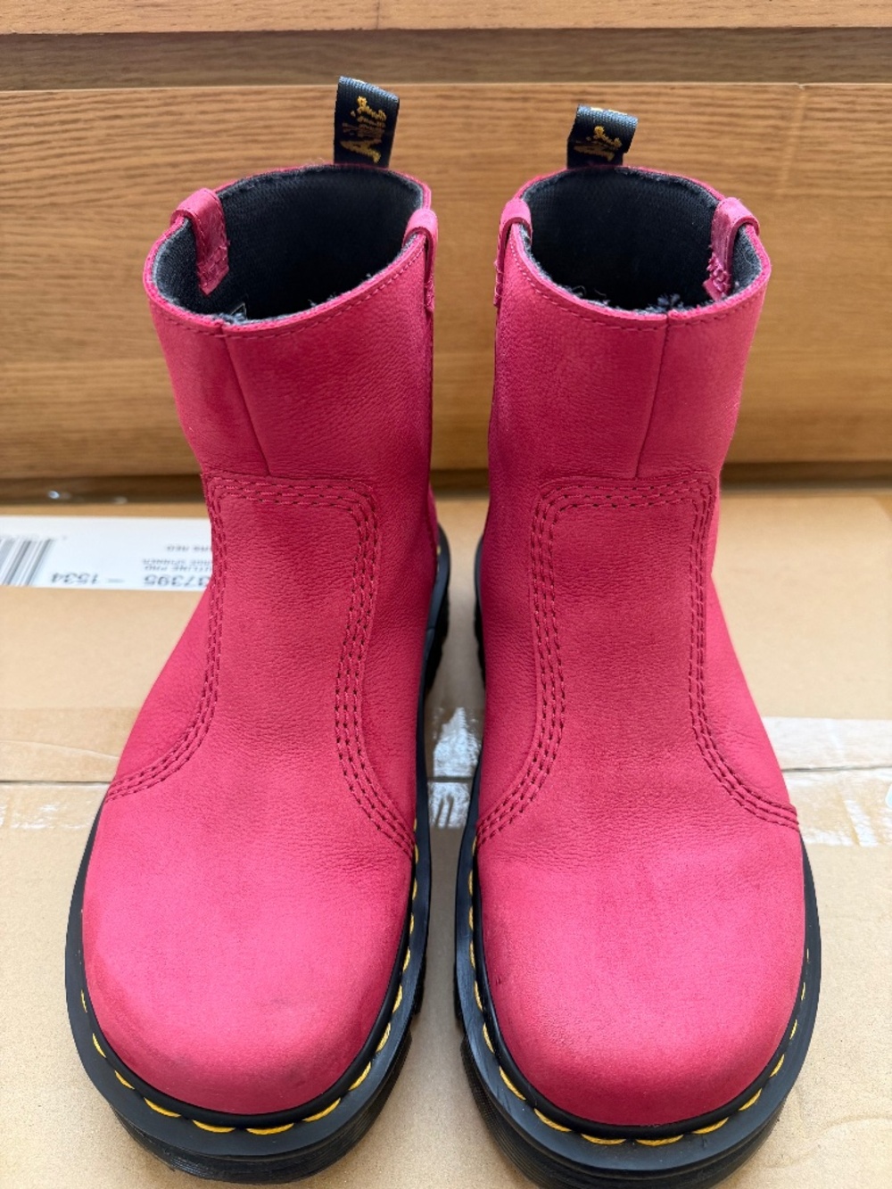 Dr Marten’s  Zabzag Rigger Slip On Nubuck Boots